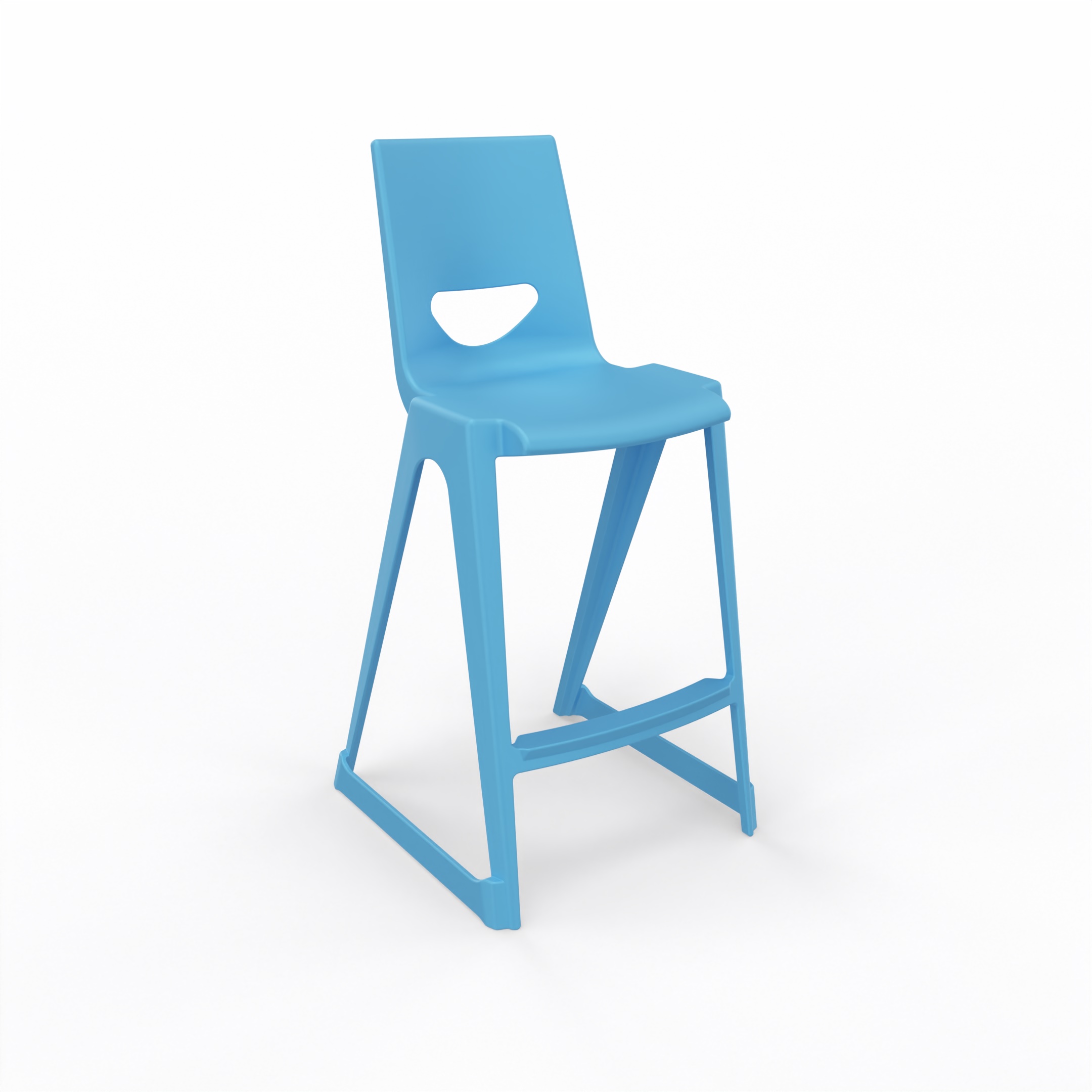 en one high chair H685 High Back - Sky Blue - Angle.jpg